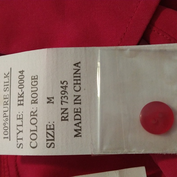 Anna&, Frank women's 100 percent silk BLOUSE and Gloria Vanderbilt JEANS - Picture 6 of 15